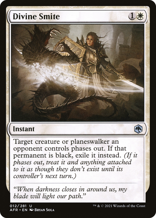 Divine Smite [Dungeons & Dragons: Adventures in the Forgotten Realms] Foil
