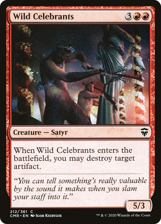 Wild Celebrants [Commander Legends] Foil