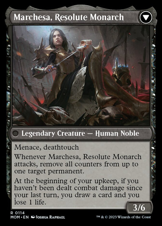 Invasion of Fiora // Marchesa, Resolute Monarch [March of the Machine] Foil