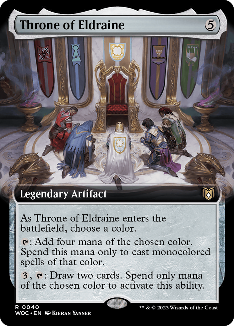 Throne of Eldraine (Extended Art) (040) Foil - Wilds of Eldraine Commander