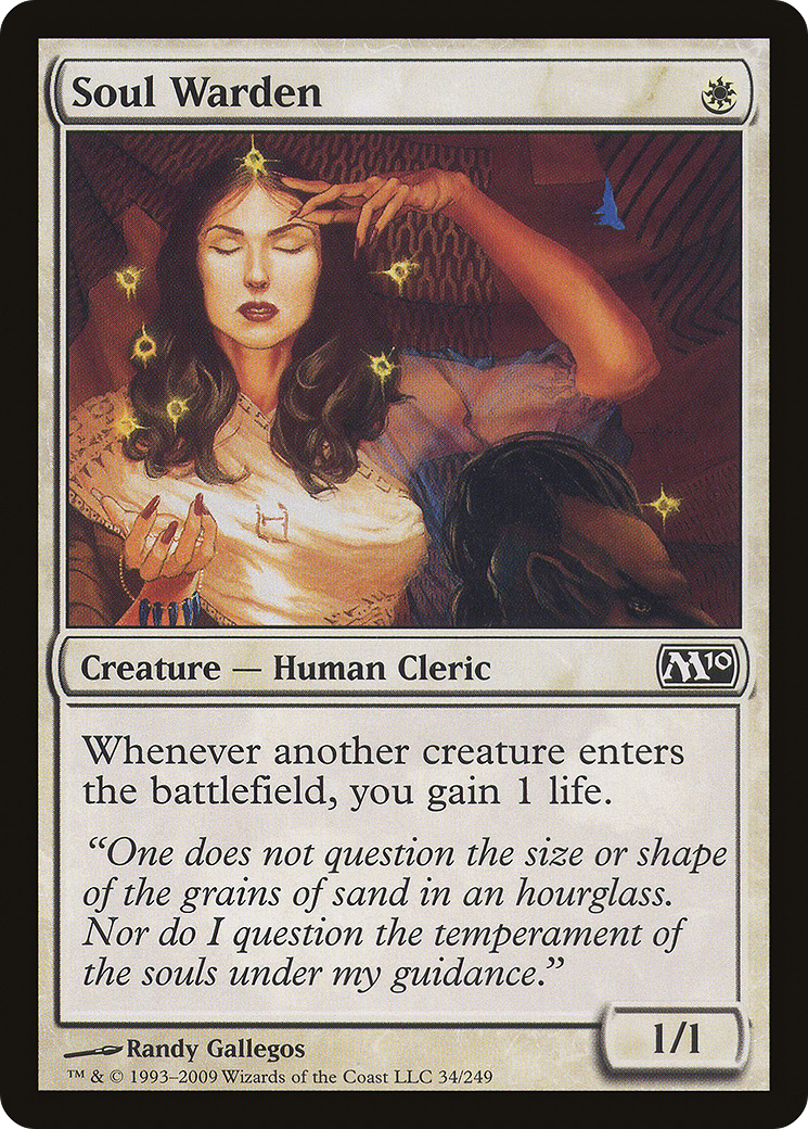 Soul Warden (034) - Magic 2010 Foil