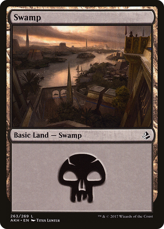 Swamp (263) [Amonkhet] Foil