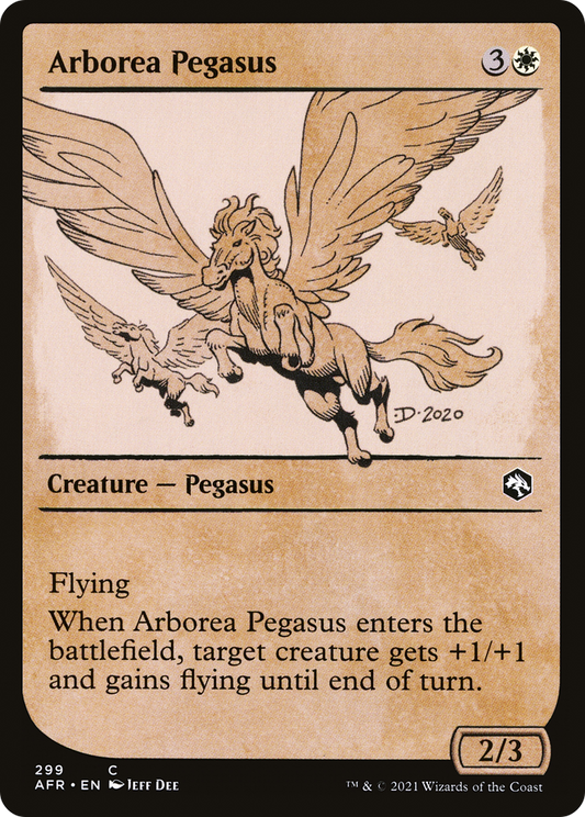 Arborea Pegasus (Showcase) [Dungeons & Dragons: Adventures in the Forgotten Realms] Foil