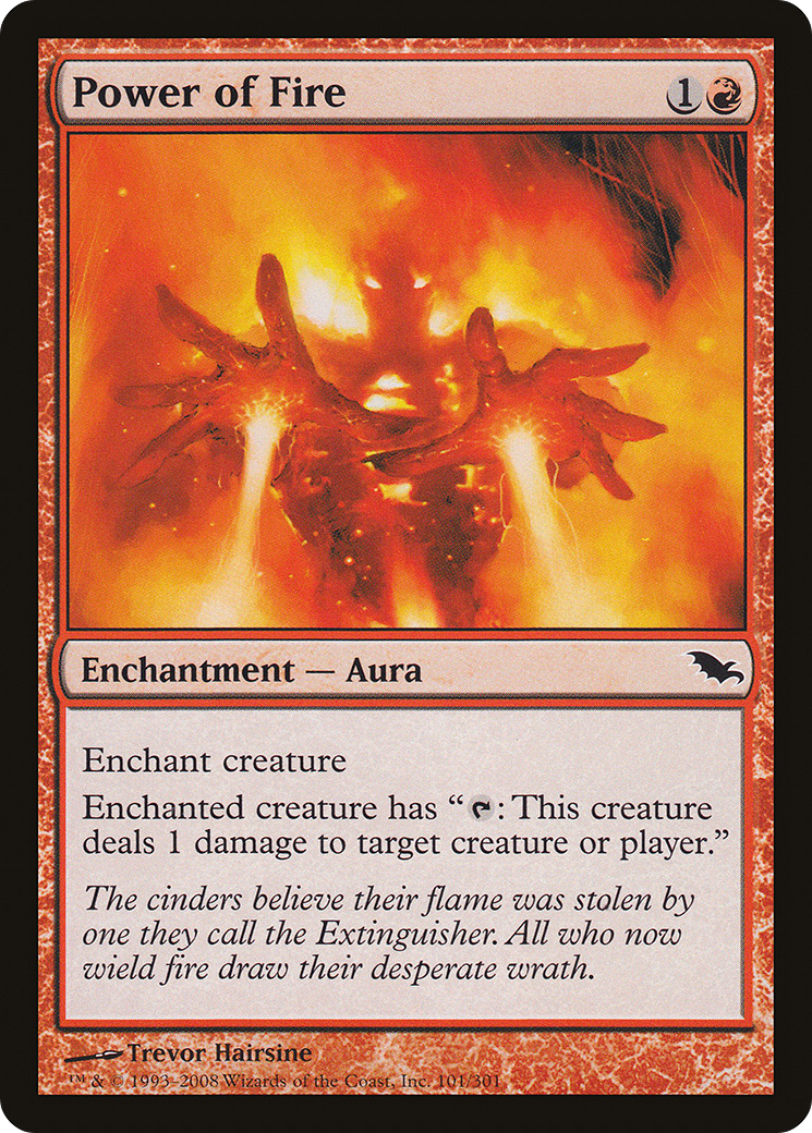 Power of Fire [Shadowmoor] Foil