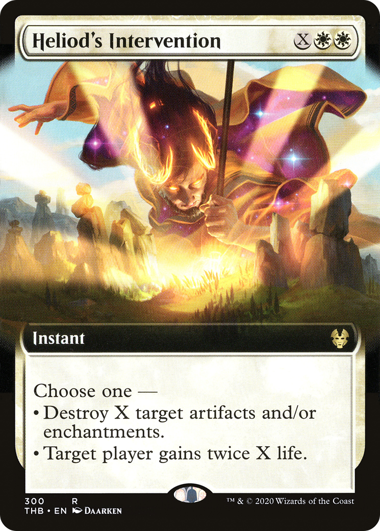 Heliod's Intervention (Extended Art) [Theros Beyond Death] Foil