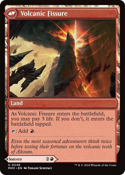 Sundering Eruption // Volcanic Fissure (248)