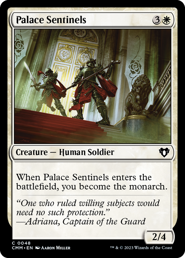 Palace Sentinels [Commander Masters] Foil