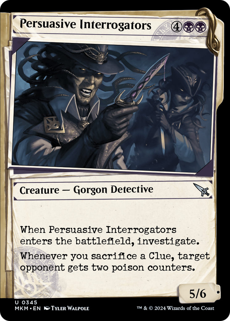 Persuasive Interrogators (Showcase) [Murders at Karlov Manor] Foil