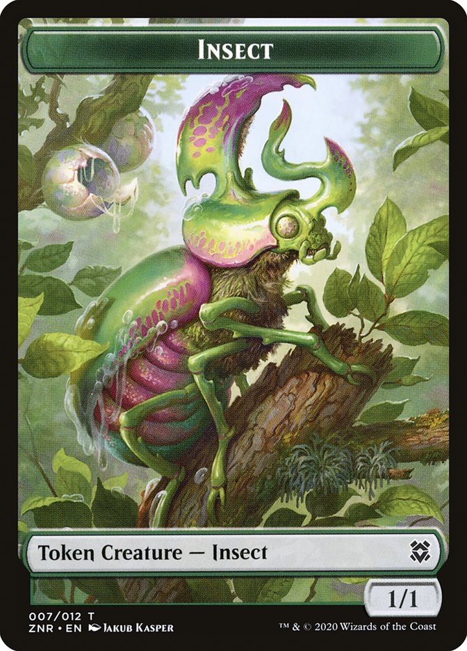 Cat // Insect Double-Sided Token [Zendikar Rising Tokens] | Silver Goblin