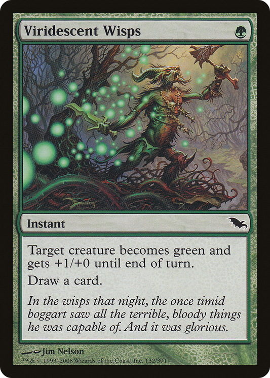 Viridescent Wisps [Shadowmoor] Foil