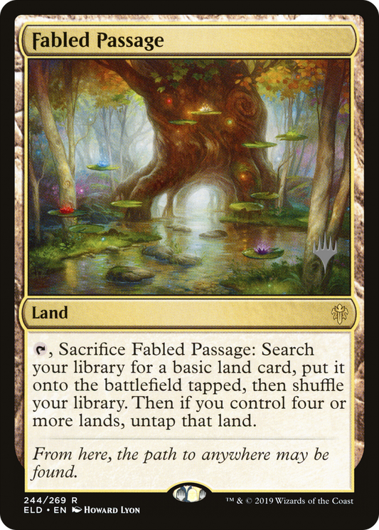 Fabled Passage (Promo Pack) [Throne of Eldraine Promos] Foil