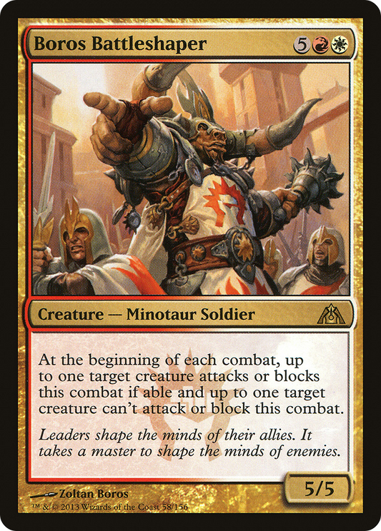 Boros Battleshaper [Dragon's Maze] Foil