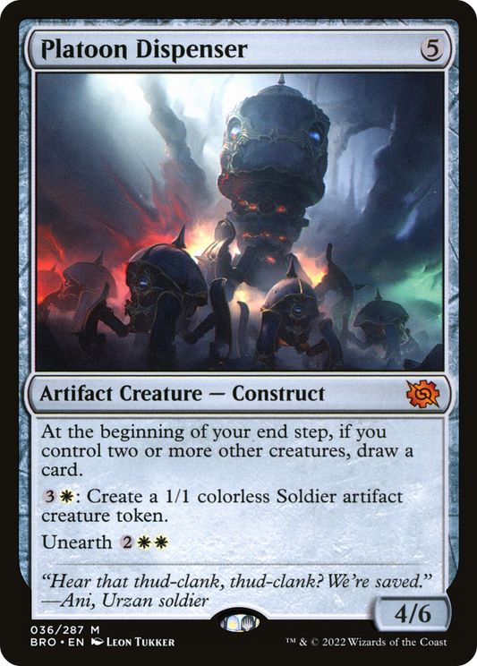 Platoon Dispenser [The Brothers' War] Foil