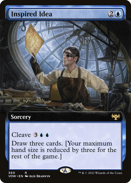 Inspired Idea (Extended Art) [Innistrad: Crimson Vow] Foil