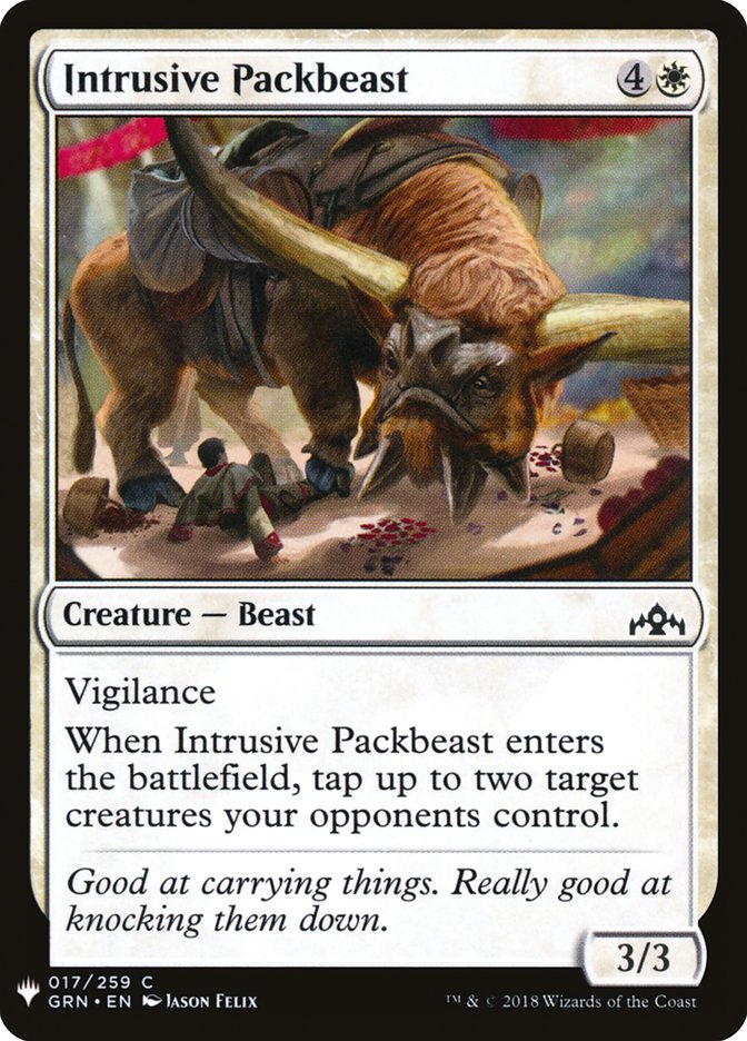 Intrusive Packbeast [Mystery Booster] | Silver Goblin