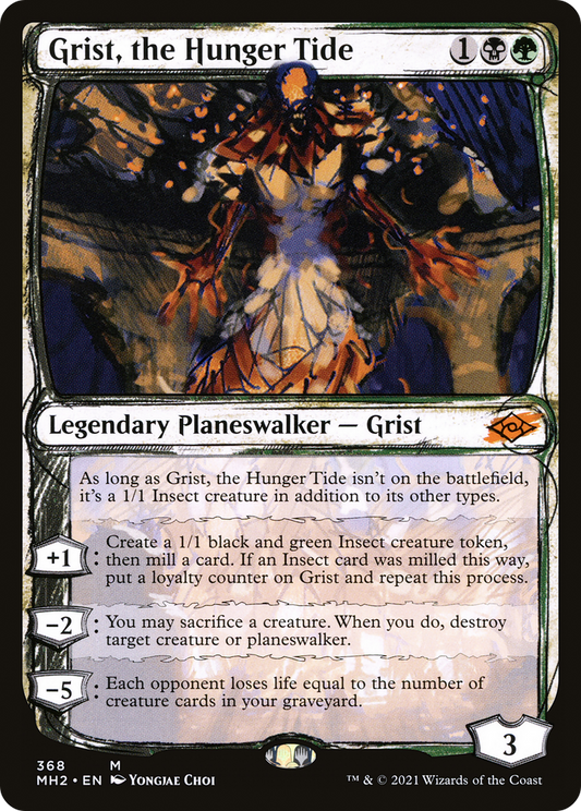 Grist, the Hunger Tide (Sketch) [Modern Horizons 2] Foil