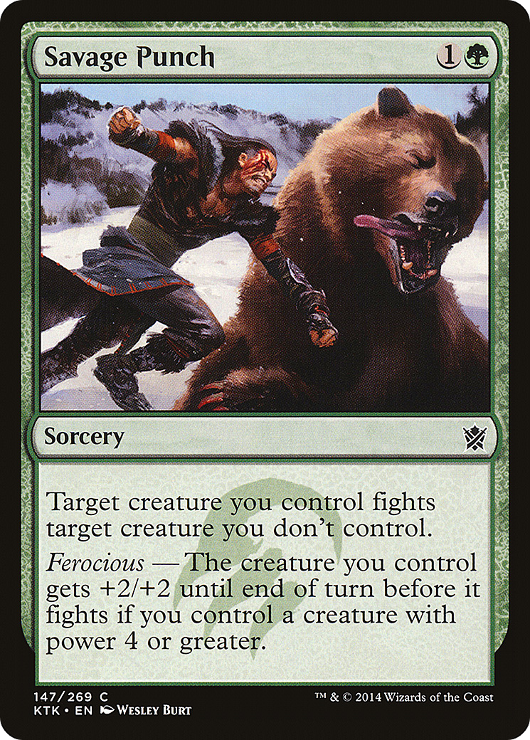 Savage Punch (147) Foil - Khans of Tarkir