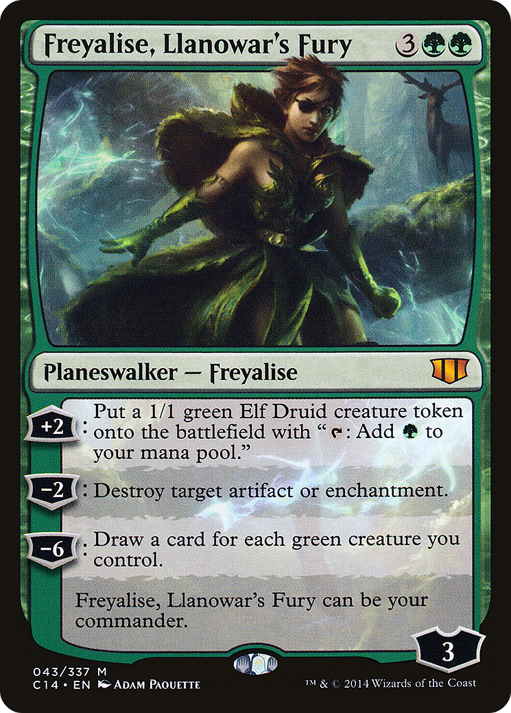 Freyalise, Llanowar's Fury [Commander 2014] | Silver Goblin