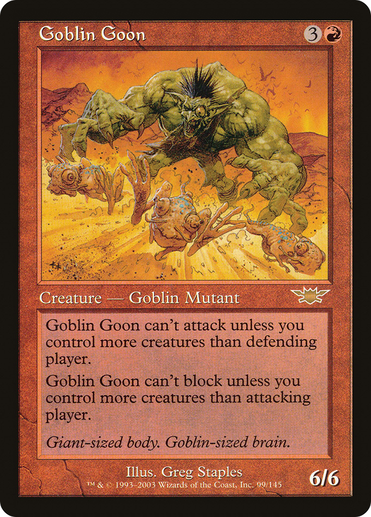 Goblin Goon [Legions] Foil