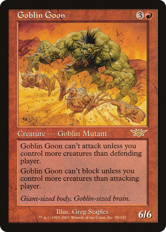 Goblin Goon [Legions] Foil
