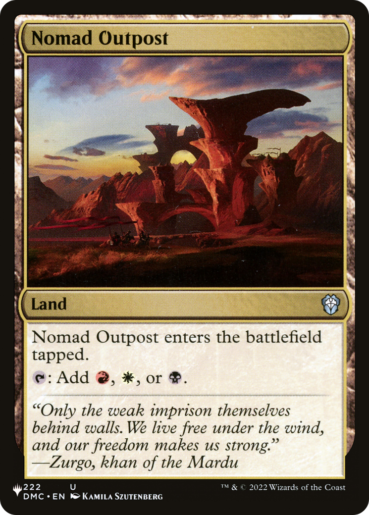 Nomad Outpost [The List Reprints] | Silver Goblin