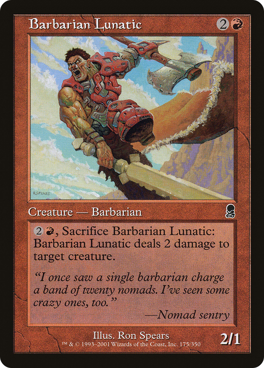 Barbarian Lunatic [Odyssey] Foil