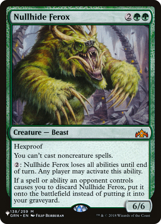 Nullhide Ferox (GRN-138)