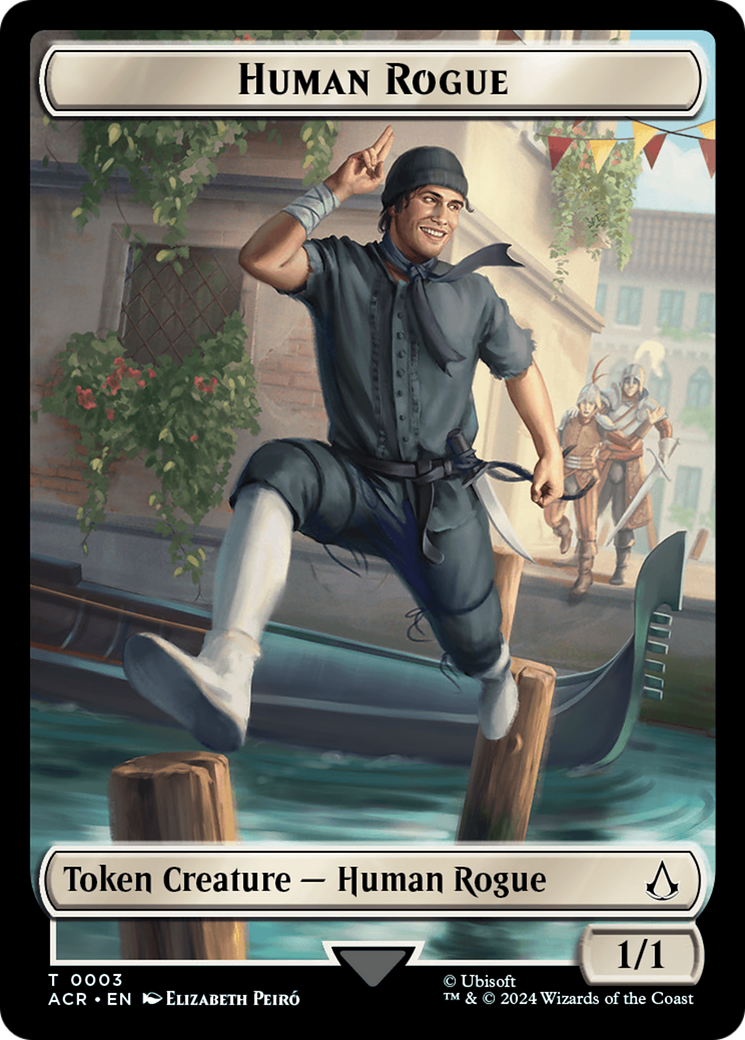 Human Rogue Token [Assassin's Creed Tokens] | Silver Goblin