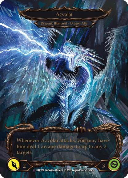 Invoke Azvolai // Azvolai (Marvel) (UPR009) Cold Foil - Uprising