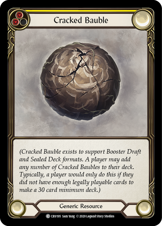 Cracked Bauble 1st Edition Rainbow Foil (CRU195) - Crucible of War