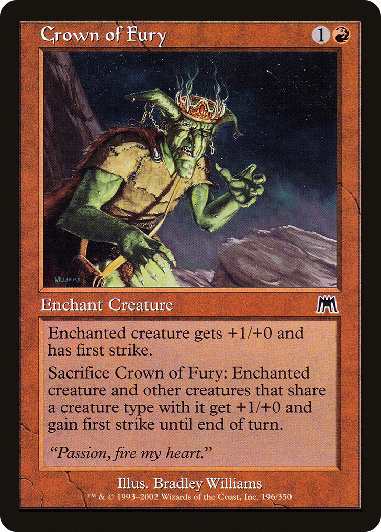 Crown of Fury [Onslaught] Foil