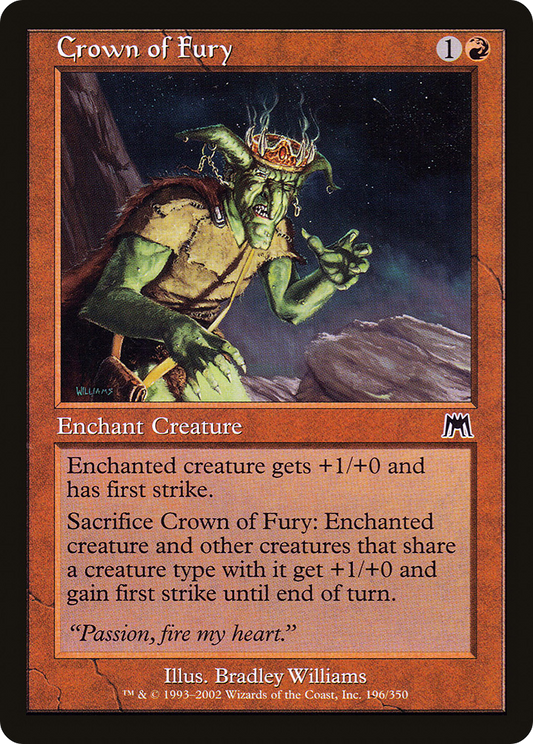 Crown of Fury [Onslaught] Foil