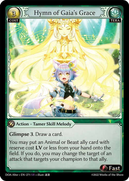 Hymn of Gaia's Grace (271) [Dawn of Ashes: Alter Edition] Foil