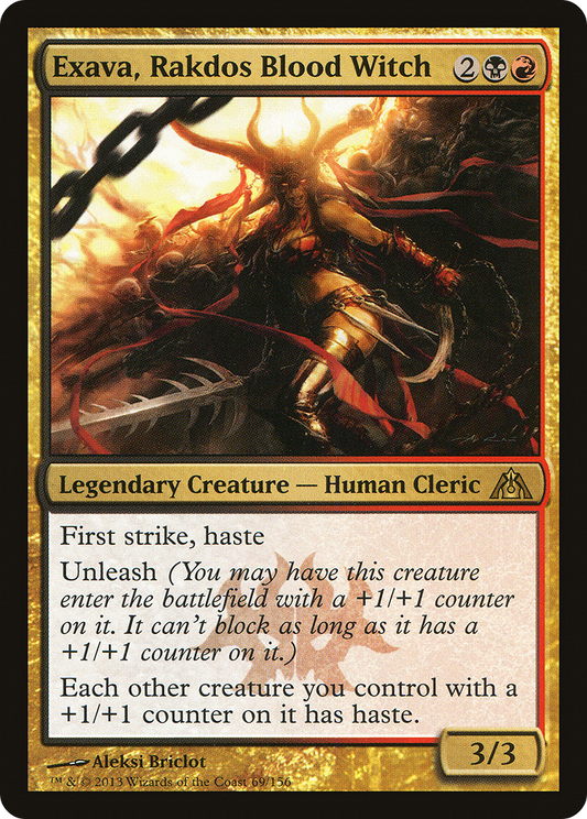 Exava, Rakdos Blood Witch [Dragon's Maze] Foil
