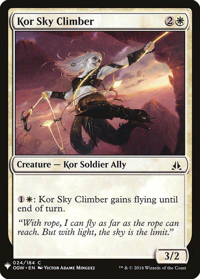 Kor Sky Climber [Mystery Booster] | Silver Goblin