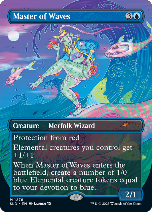 Master of Waves (Borderless) [Secret Lair Drop Series] Foil