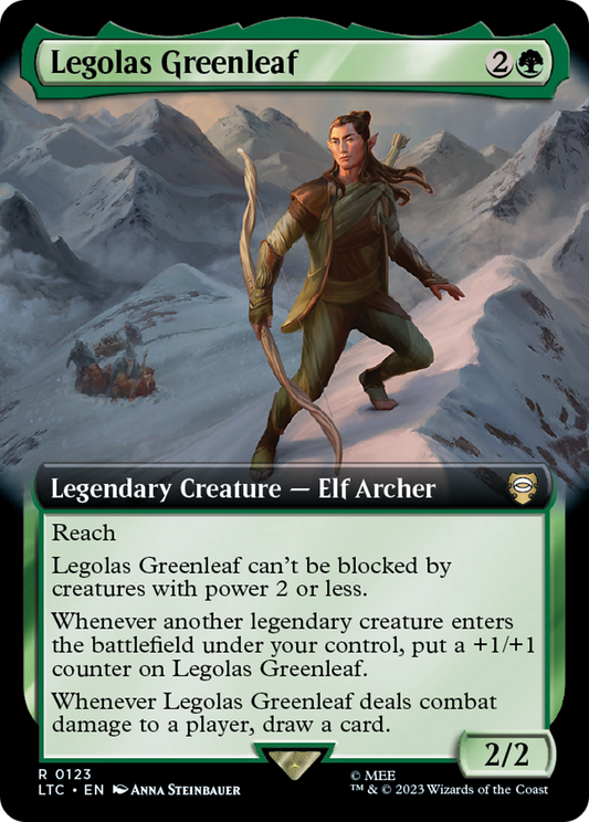 Legolas Greenleaf (Extended Art) [The Lord of the Rings: Tales of Middle-Earth Commander] Foil