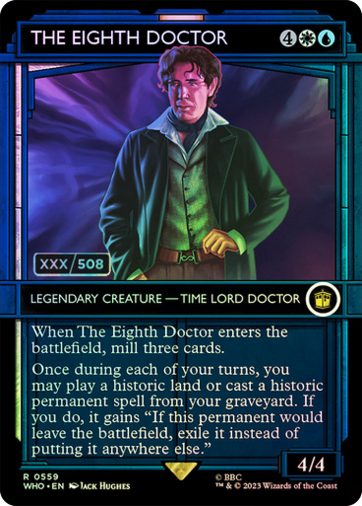 The Eighth Doctor (Serial Numbered) (Showcase) (559) Foil - Doctor Who