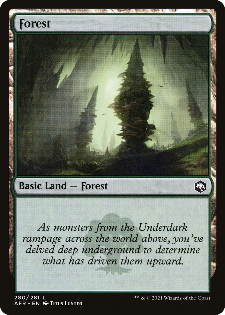 Forest (280) [Dungeons & Dragons: Adventures in the Forgotten Realms] Foil