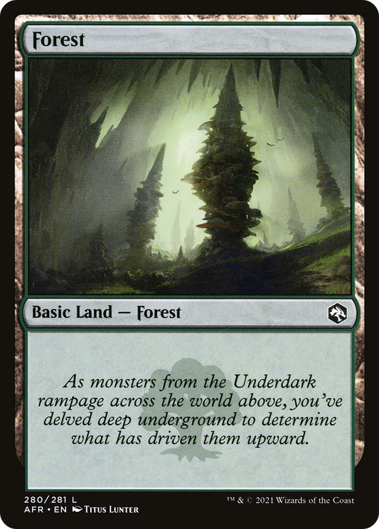 Forest (280) [Dungeons & Dragons: Adventures in the Forgotten Realms] Foil