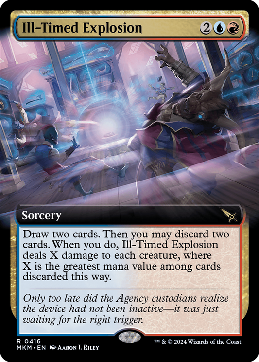 Ill-Timed Explosion (Extended Art) [Murders at Karlov Manor] Foil
