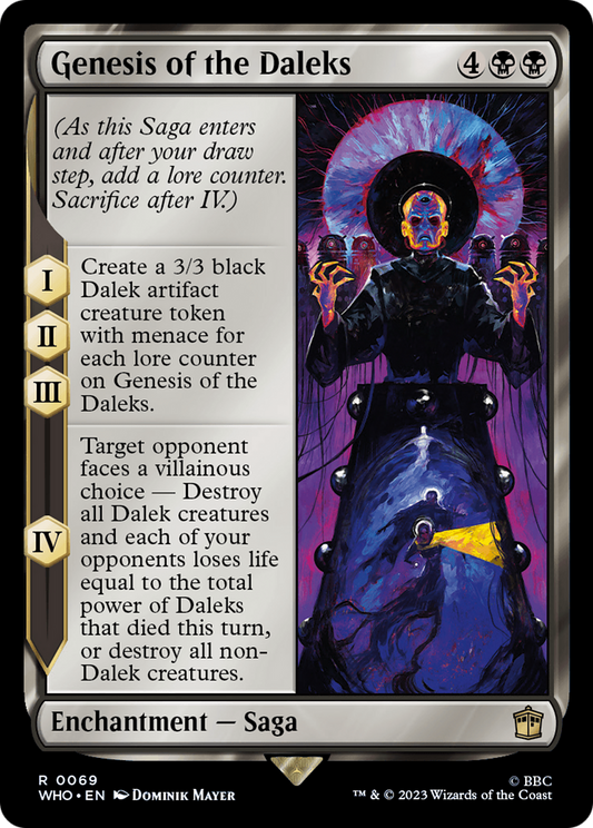 Genesis of the Daleks [Doctor Who] Foil