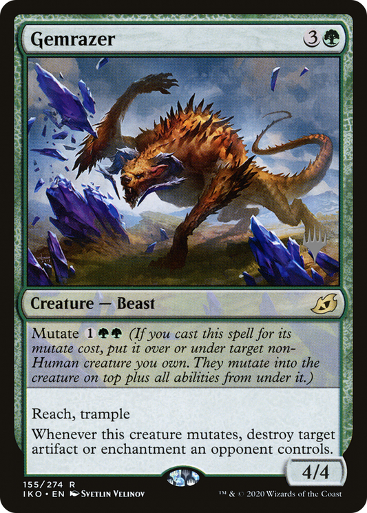 Gemrazer (Promo Pack) [Ikoria: Lair of Behemoths Promos] Foil