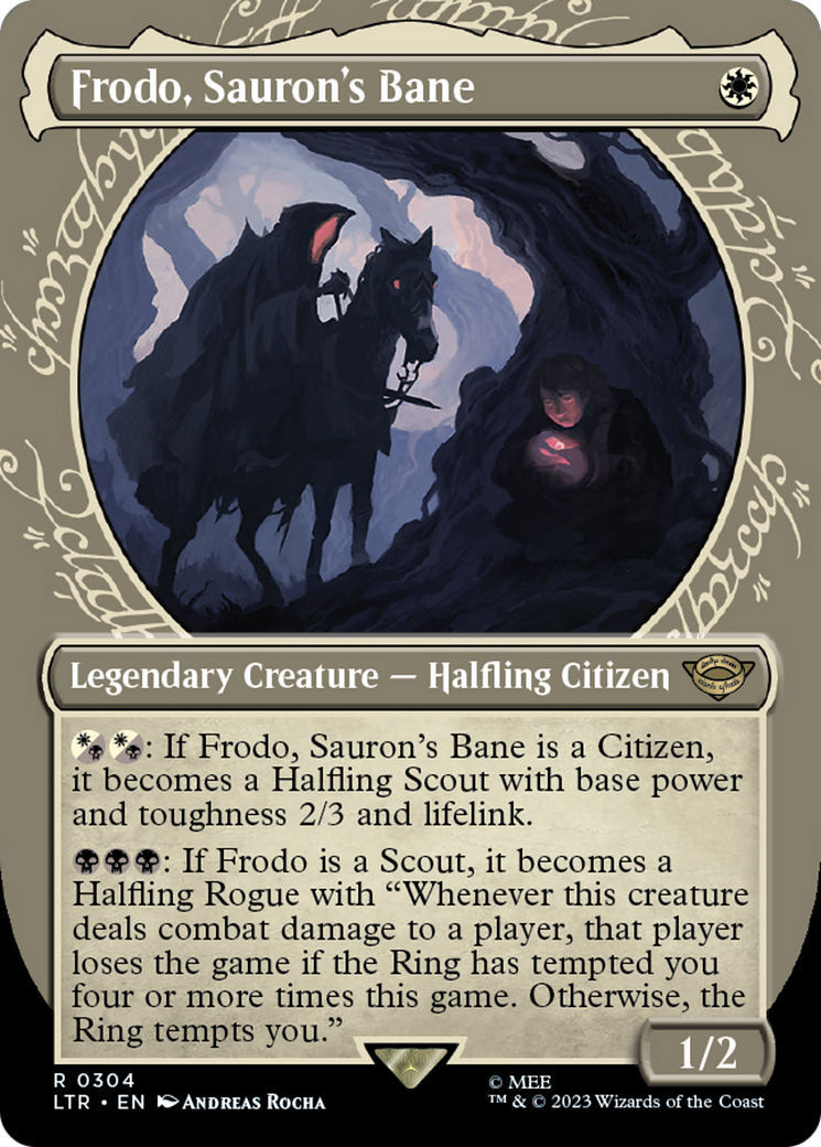 Frodo, Sauron's Bane (Showcase Ring Frame) [The Lord of the Rings: Tales of Middle-Earth] Foil