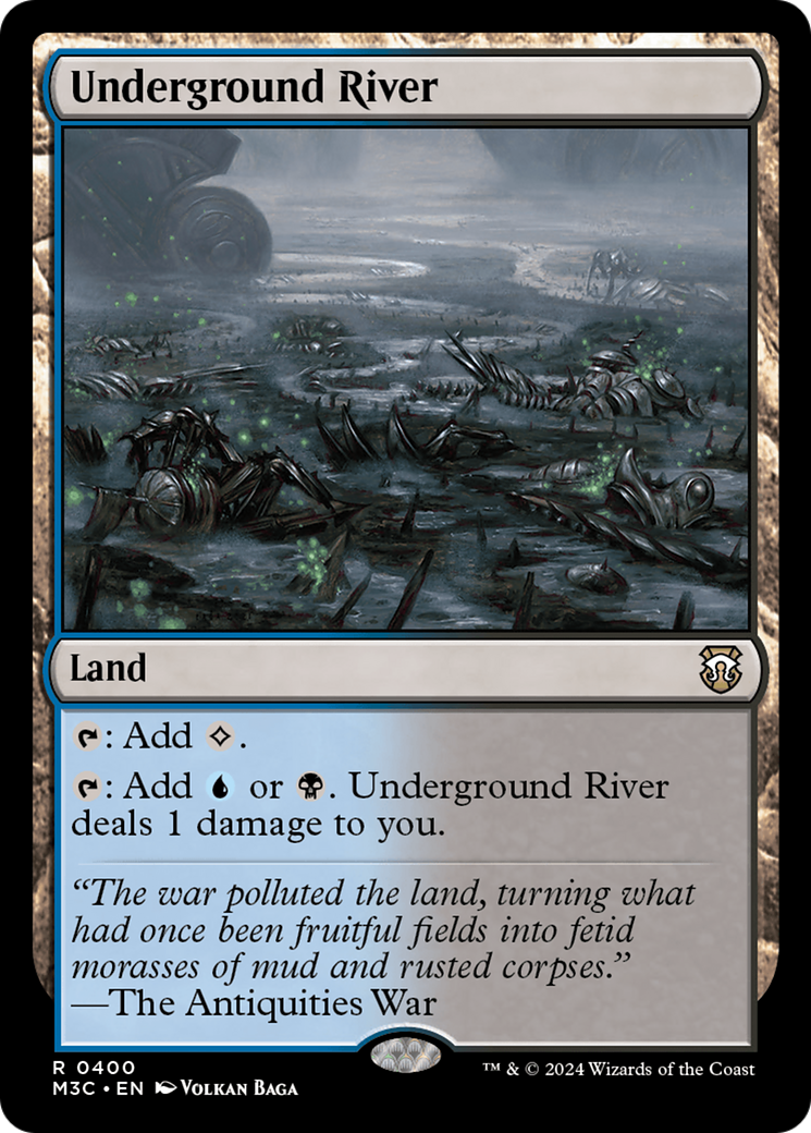 Underground River (Ripple Foil) [Modern Horizons 3 Commander] | Silver Goblin