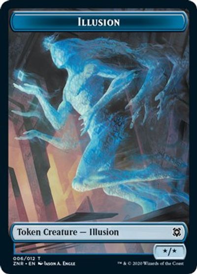 Illusion // Pegasus Double-Sided Token [Challenger Decks 2021 Tokens] | Silver Goblin