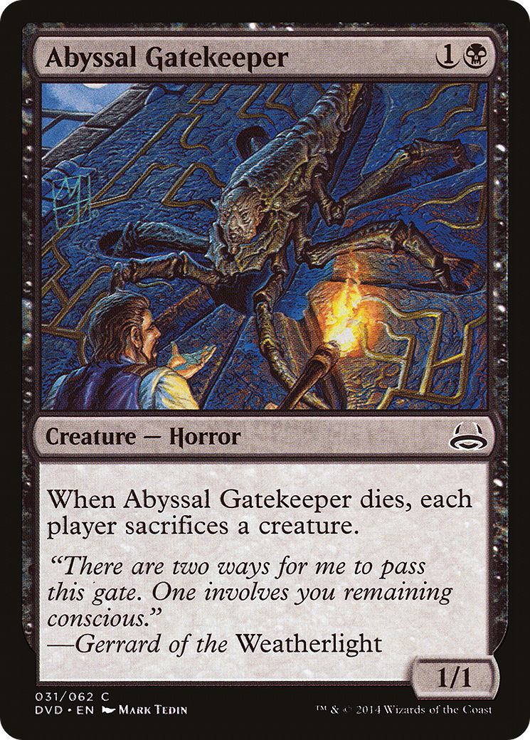 Abyssal Gatekeeper (Divine vs. Demonic) [Duel Decks Anthology] | Silver Goblin