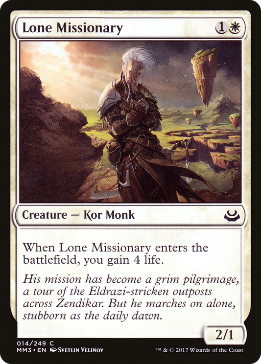 Lone Missionary [Modern Masters 2017] Foil