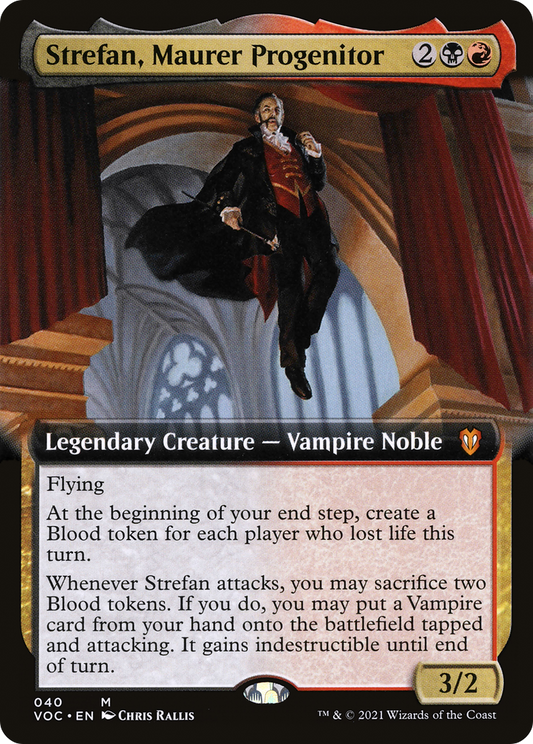 Strefan, Maurer Progenitor (Extended Art) [Innistrad: Crimson Vow Commander]