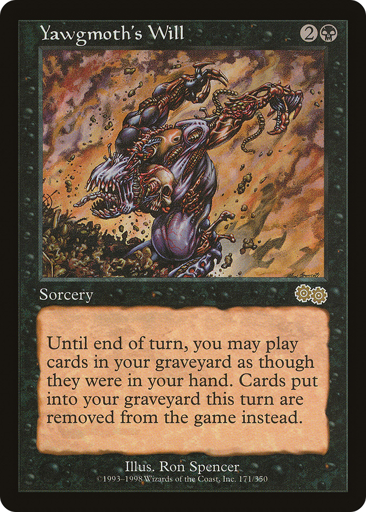 Yawgmoth's Will [Urza's Saga] | Silver Goblin